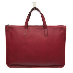 Loewe Toledo Leather Red Leather Briefcase Bag